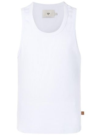 MISCI Canotta Machinho a coste - Bianco