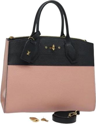 Louis Vuitton Pre-owned City Steamer PM Handtas - Dames - Vintage Handtas - Roze - ONE Size - Leer - Vintage