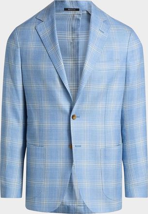Sartorio Men & apos;s Plaid Wool-Blend Sport Coat