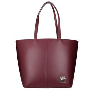 Karl Lagerfeld Red Polyethylene Shoulder Womens Bag