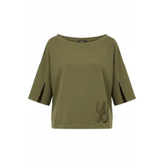 Liu Jo Dames, Tops, Groen, Maat: S Katoen