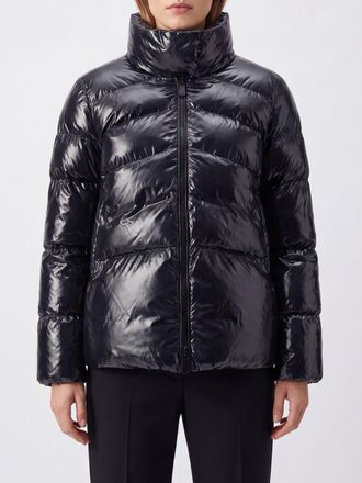 Pinko Piumino corto in nylon trapuntato idrorepellente con collo alto e chiusura zip