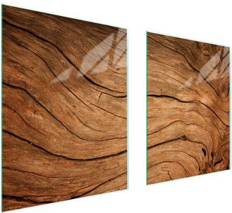 OEM Placa Protectora De Vidrio Para Estufa 85x52 Le&ntilde;a