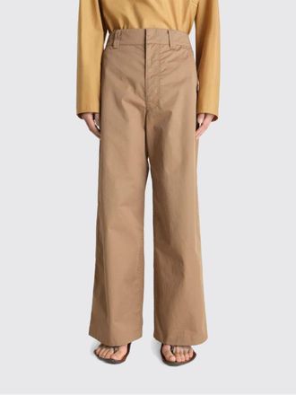 Christophe Lemaire Pantaloni wide-leg in cotone