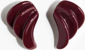 H&M Fl&uuml;gelf&ouml;rmige Ohrringe - Red