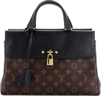Louis Vuitton Venus leren canvas tas met monogram - Zwart