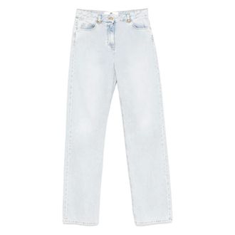 Elisabetta Franchi Lichtblauwe Jeans - Dames - Jeans - Blauw - Maat: W32 Katoen