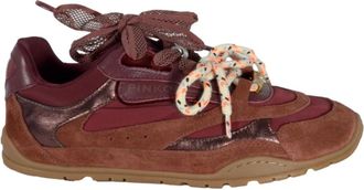 Pinko Yulia 01 Sneakers - Dames - Sneakers - Bruin - 40 EU - Leer - Schoenen