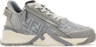 Fendi Mens Flow Sneaker Gray Fabric