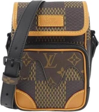 Louis Vuitton Pre-owned Borsa a Spalla Damier Giant Amazon Messenger in Tela Rivestita - - Pre-owned - Donna - Marrone - ONE SIZE