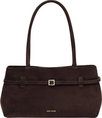 Manu Atelier East West Le Cambon - Dames - Schoudertassen - Bruin - ONE Size - Tassen