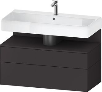 Duravit Duravit - Qatego Mueble Bajo Lavabo, 1 Extra&iacute;ble Y 1 Caj&oacute;n