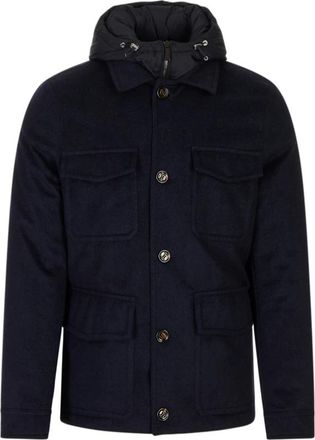 Moorer Winter Jassen - Heren - Winterjassen - Blauw - XL - Jassen