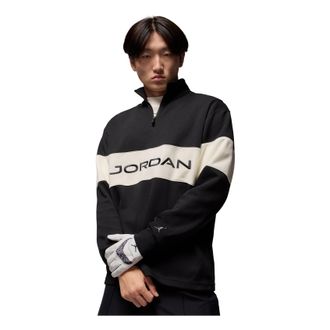 Nike Jordan Air Jordan Sport Dri-FIT 1/4-Zip Golf Top Black Sail Dark Shadow HF9919-010