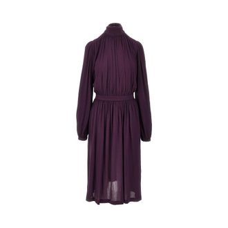 Gucci Crepe jersey midi dress Woman 42