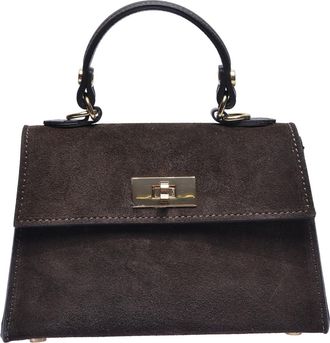 Anna Luchini Bordeauxrood Rundleer Tas