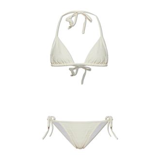 Balmain Bikinis, female, Beige, Size: 2XS Two-piece swimsuit