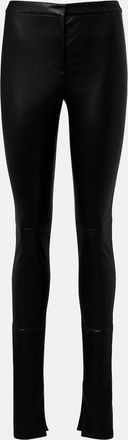 Gucci Leather skinny pants