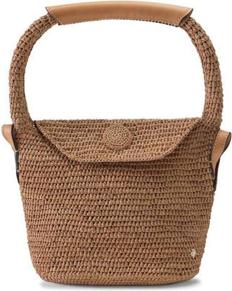 Helen Kaminski Yala Raffia Mini Shoulder Bag in Nougat/caramel at Nordstrom