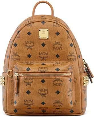 MCM Backpack - unisex - Rugzakken - Bruin - ONE Size - Leer - Tassen