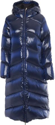 K-Way Piumino Neivel con cappuccio - Blu