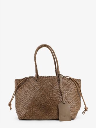 Ibeliv Borsa a spalla Bazika in pelle vegetale con motivo intrecciato - IBELIV - gender_Woman