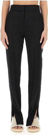 Jacquemus Broeken, Dames, Zwart, M, Wol, Le Pantalon Tibau