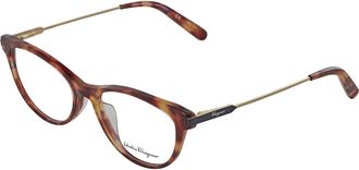 Ferragamo Transparent Oval Ladies Eyeglasses SF2852 2145217