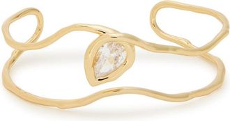 Alexis Bittar Alexis Bittar Asterales 14kt Gold-plated Cuff - One Size