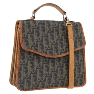 Dior Pre-owned Vintage Handbag - Dames - Pre-owned - Blauw - Maat: ONE Size Leer