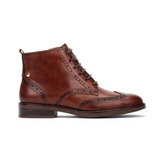 Pikolinos Puertollano Enkelboot - Dames - Veterlaarzen - Bruin - 37 EU - Leer - Schoenen