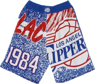 Mitchell & Ness NBA Jumbotron Sublimated Basketbalshorts - Heren - Korte Broeken - Veelkleurig - XL - Polyester - Korte Broeken