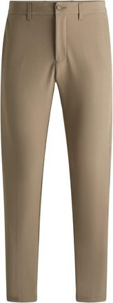 HUGO BOSS Mens Slim Fit Commuter Trousers in Mint - Size 40 (Waist)