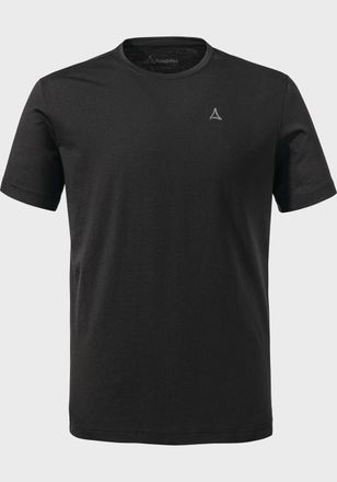 Sch&ouml;ffel Funktionsshirt SCH&Ouml;FFEL T Shirt Hohberg M, Herren, Gr. 58, schwarz (9990, schwarz), Oberstoff: 60% Baumwolle, 40% Polyester, Rundhals, Shirts Funktion