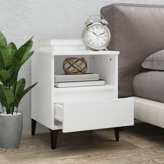 Berkfield Home Elegant Bedside Cabinets 2 pcs White 40x35x50 cm | Size: 40 x 35 x 50 cm