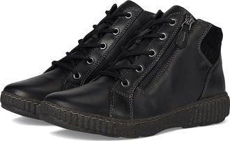 Clarks Caroline Park Womens Boots Black Combi Leather : 5 B - Medium, Textile/Leather