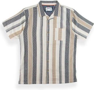 Sovereign Code Mens Tour Shirt in Brown Stripe at Nordstrom, Size X-Large