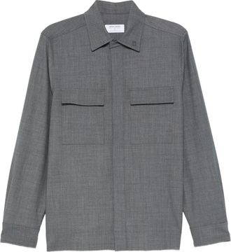 Gran Sasso Giacca-camicia con tasche - Grigio