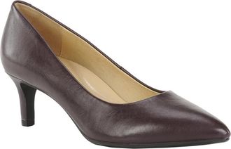 Geox D Forsythia Leather Mid Pump