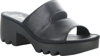 FLY London Tech Leather Sandal