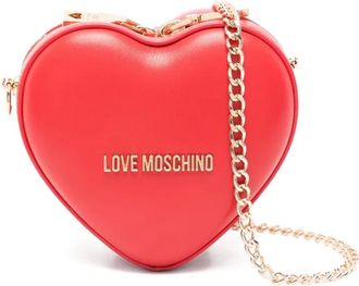 Love Moschino Borsa a tracolla con catena - Rosso