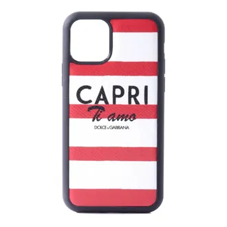 Dolce & Gabbana Phone Accessories, female, Red, Size: ONE SIZE Case iPhone 11 Pro