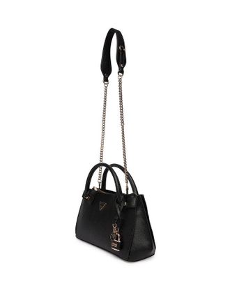 Guess Womens Satchel Bag Black Polyurethane - Satchel-Bags