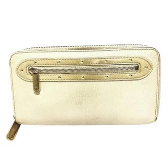 Louis Vuitton Pre-owned Wallets, female, White, Size: ONE SIZE Pre-owned Zippy Wallet Leather Long Wallet