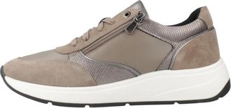 Geox Cristael Sneakers - Dames - Sneakers - Beige - 37 EU - Schoenen