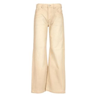 Acne Studios Wide Leg Jeans - female - Acne Studios - Wide Jeans - Beige - W29 - Jeans