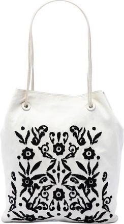 Prada Pre-owned Prada Nappa Ricamo Tote Ladies NFZK1WVA9RF2R09B