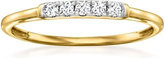 Canaria Canaria Diamond 5-Stone Ring in 10kt Yellow Gold