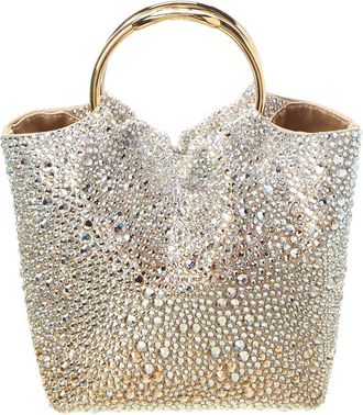 Valentino Vlogo Satin Bucket Bag