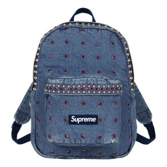 SUPREME x B.B. Simon Denim Backpack SS25 Washed Indigo SS25B37-WASHED-INDIGO